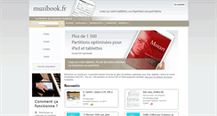 Desktop Screenshot of muzibook.fr