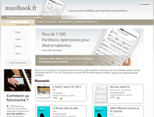 Tablet Screenshot of muzibook.fr
